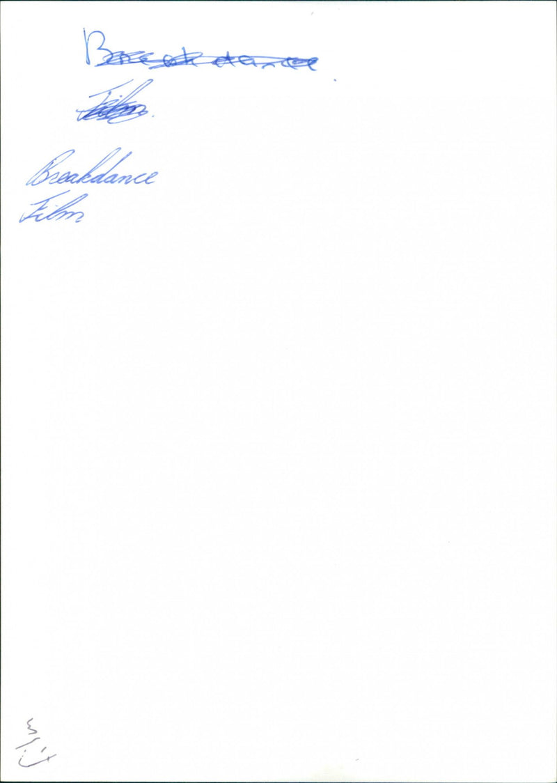 Breakdance - Vintage Photograph