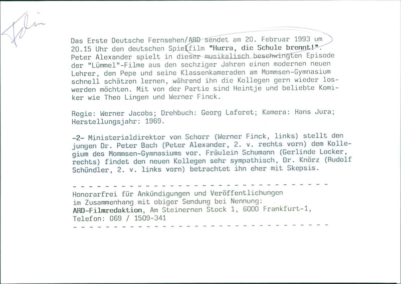 Hurra, die Schule brennt! - 1969 - Vintage Photograph