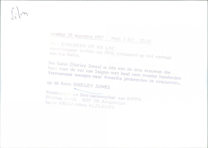 Shirley Jones - Vintage Photograph