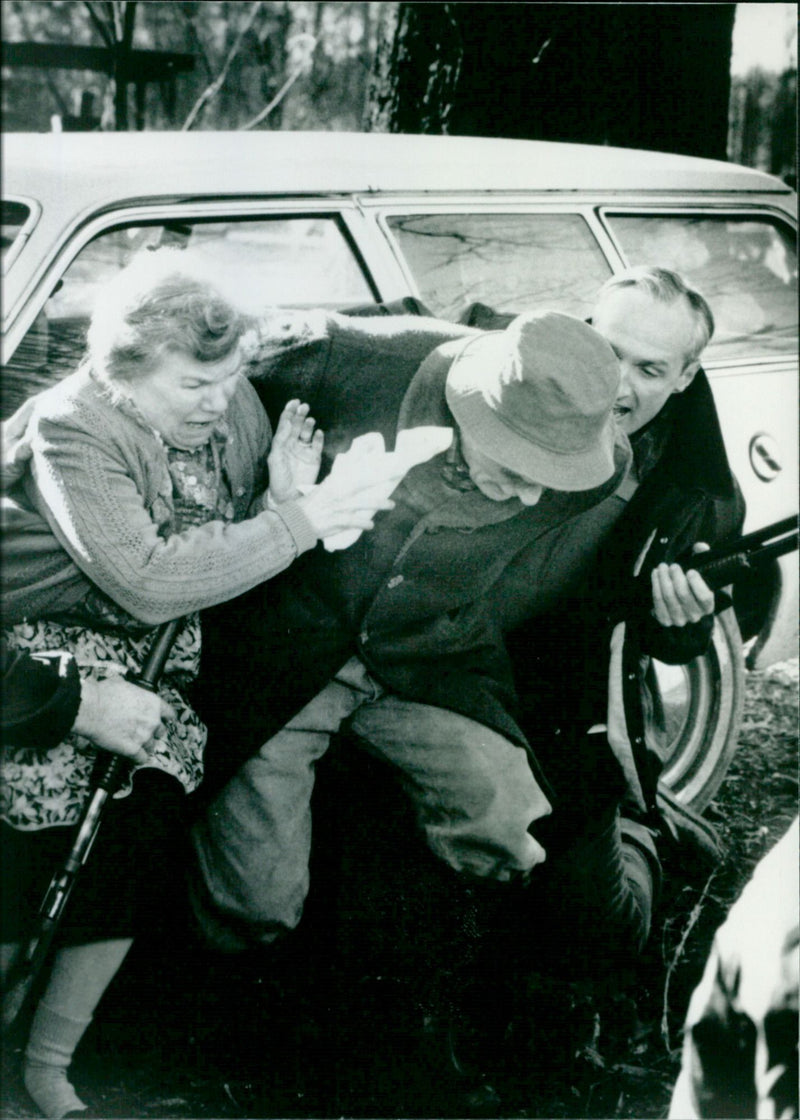 In the Line of Duty: The Twilight Murders - Vintage Photograph