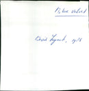 Blue Velvet - Vintage Photograph