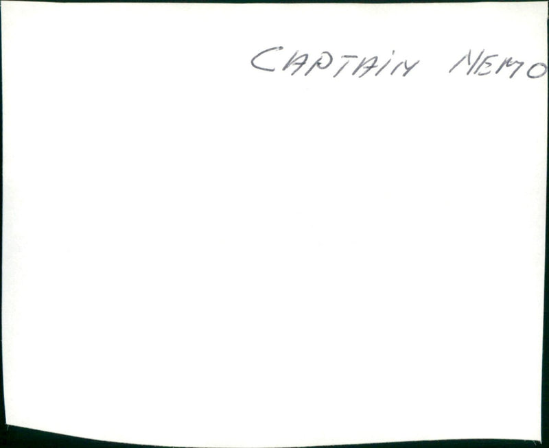 Captain Nemo - Vintage Photograph