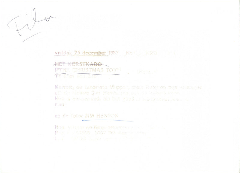 The Christmas Toy - Vintage Photograph