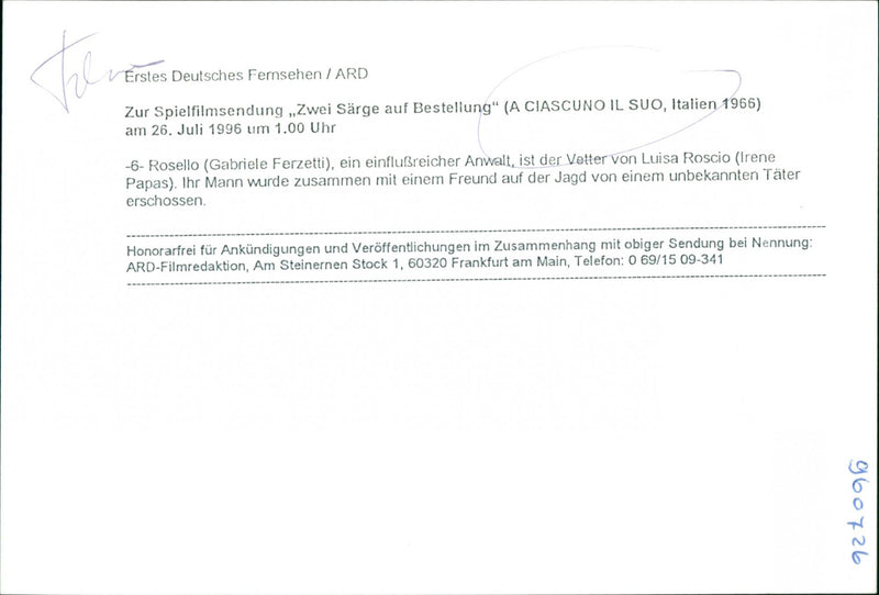 Irene Papas and Gabriele Ferzetti - Vintage Photograph