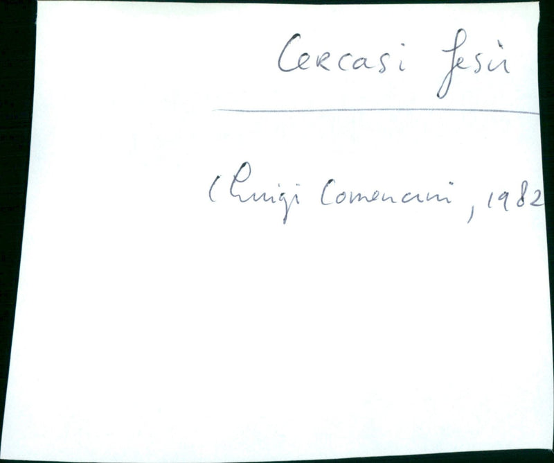 Cercasi Gesù - Vintage Photograph