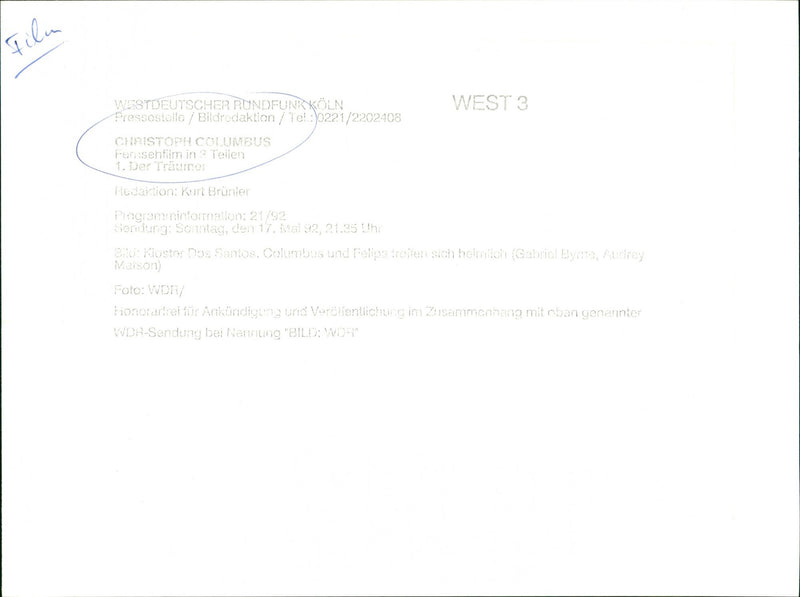 Christoph Columbus - Vintage Photograph