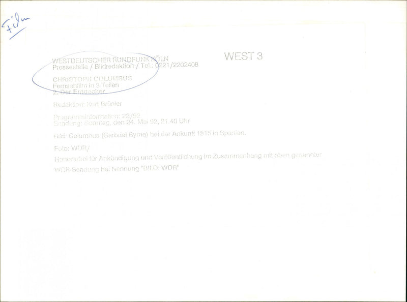 Christopher Columbus - Vintage Photograph