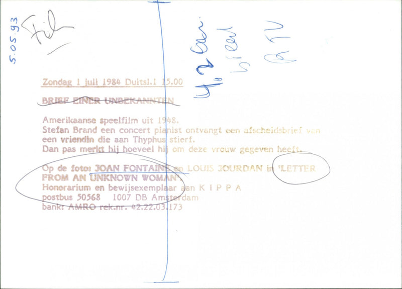 Letter from an Unknown Woman - Vintage Photograph