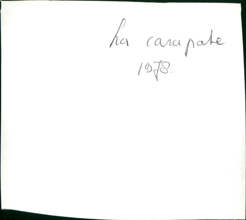 La Carapate - Vintage Photograph