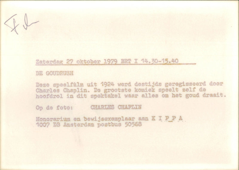 The Gold Rush - Vintage Photograph