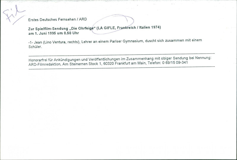 The face slap (Die Ohrfeige/ La Gifle) - Vintage Photograph