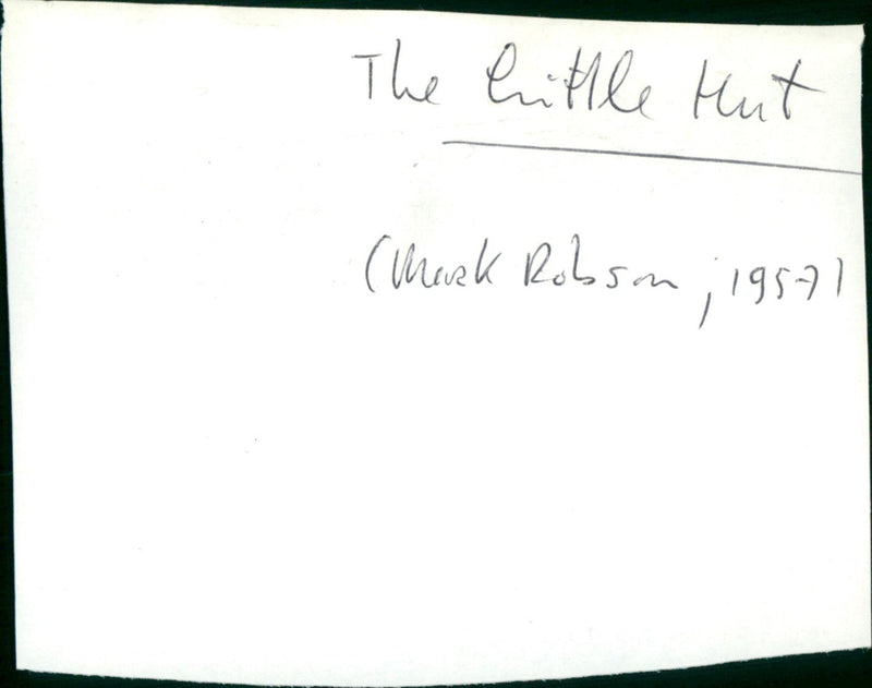 The Little Hut - Vintage Photograph