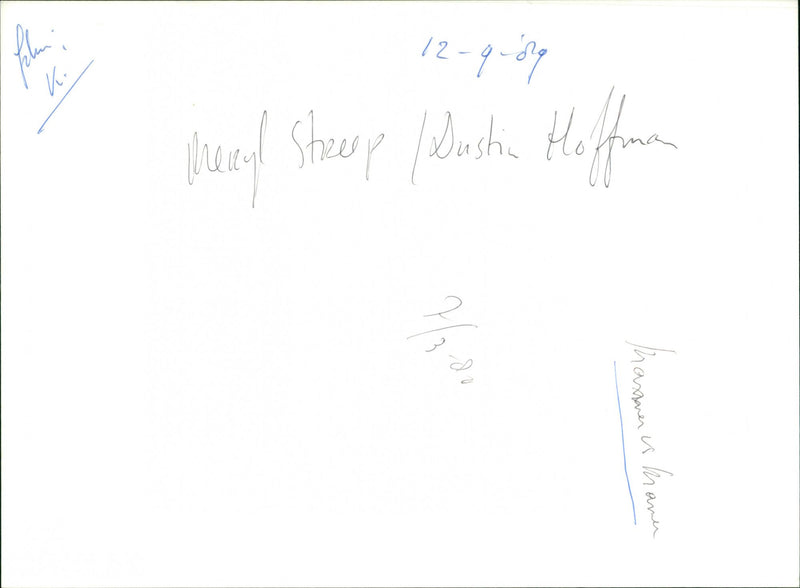 Kramer vs. Kramer - Vintage Photograph