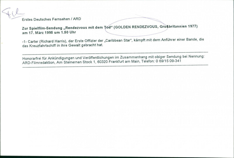 Golden Rendezvous - Vintage Photograph