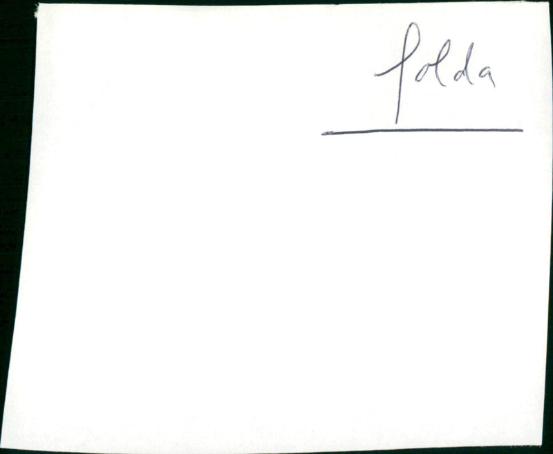Golda - Vintage Photograph