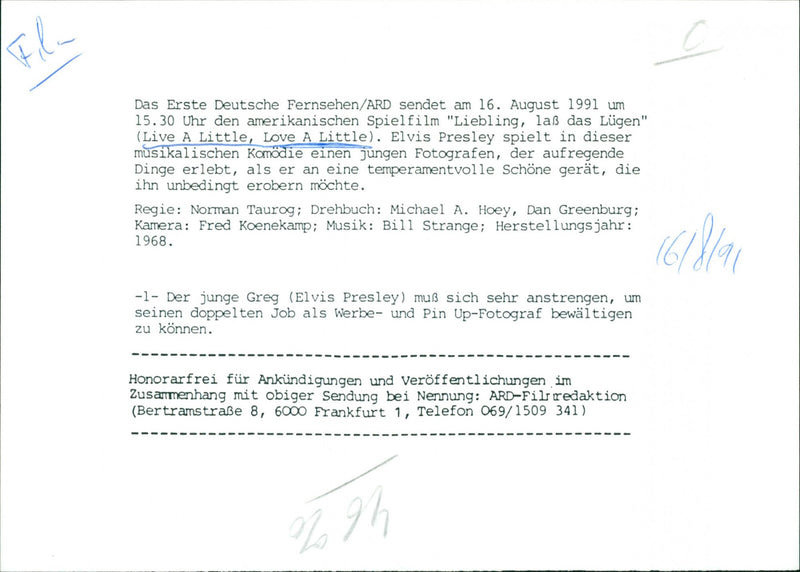 Live a Little, Love a Little - Vintage Photograph