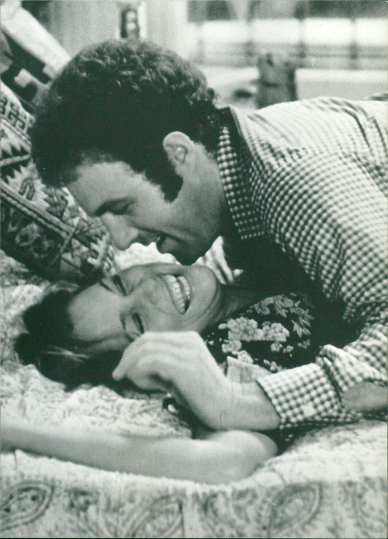 Lauren Hutton and James Caan - Vintage Photograph