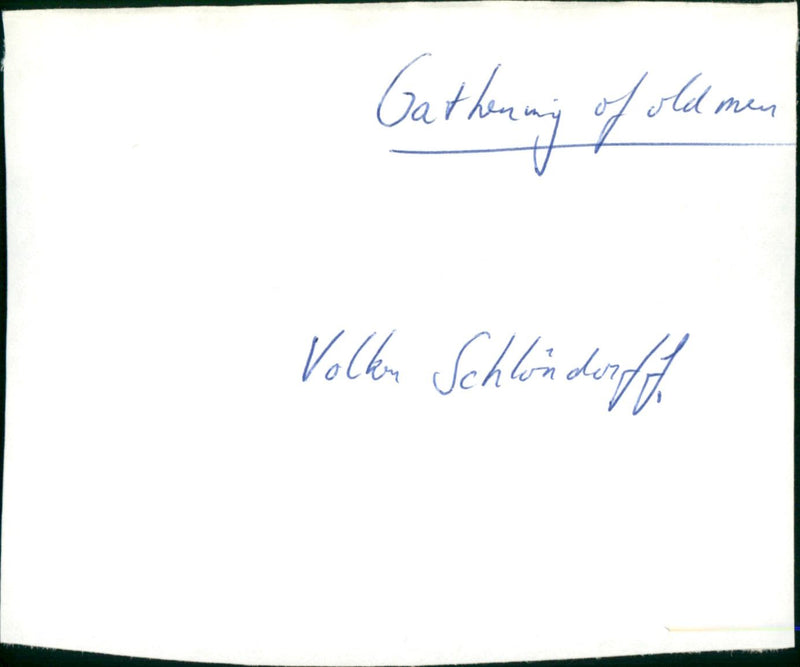 A Gathering of Old Men - Vintage Photograph