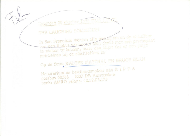 The Laughing Policeman - Vintage Photograph