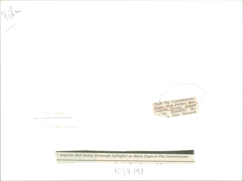 Angeline Ball, Bronnagh Gallagher and Maria Doyle - The Commitments - Vintage Photograph