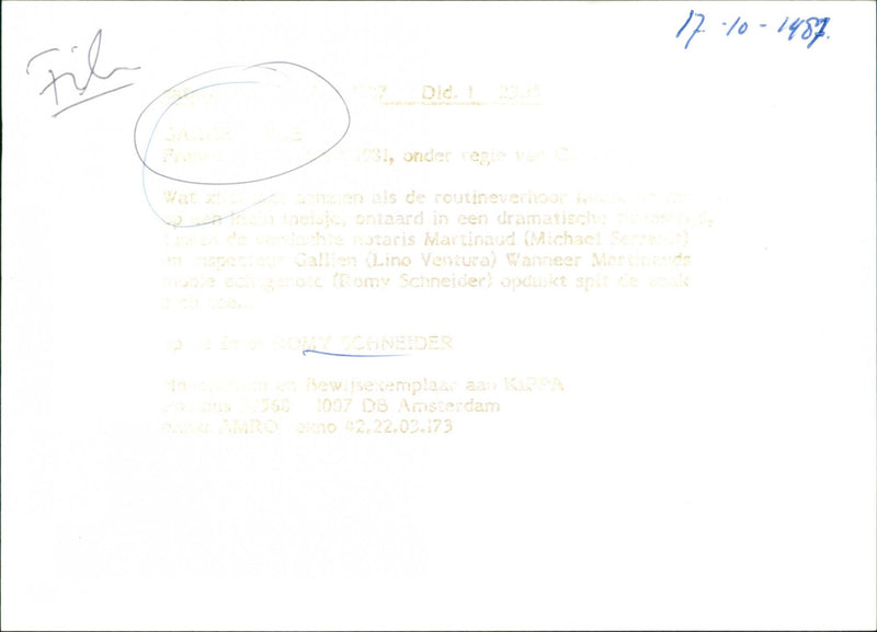 Romy Schneider - Vintage Photograph