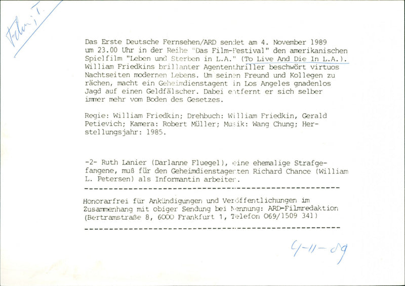 To Live and Die in L.A - Vintage Photograph