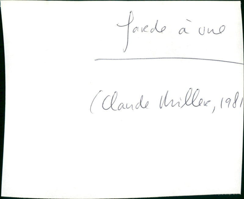 Garde à Vue - Vintage Photograph