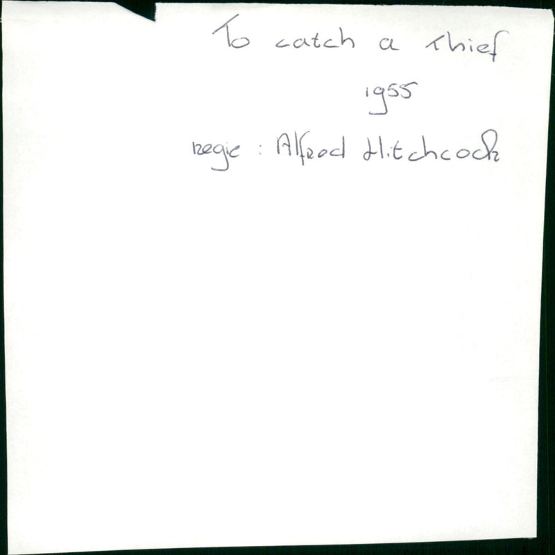 To Catch a Thief - Vintage Photograph