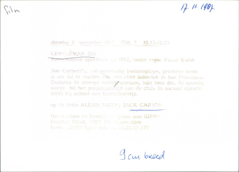 Gentleman Jim - Vintage Photograph