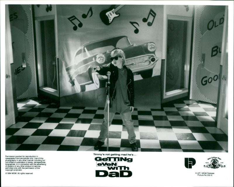 Getting Even with Dad - Vintage Photograph