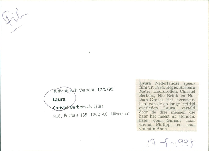 Christel Berbers - Laura - Vintage Photograph