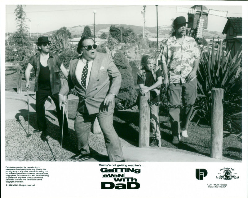 Getting Even with Dad - Vintage Photograph