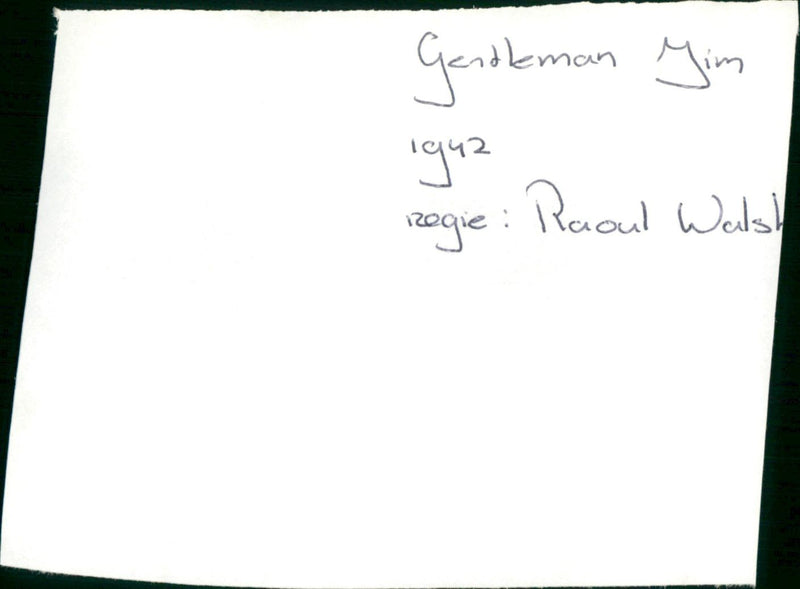 Gentleman Jim - Vintage Photograph