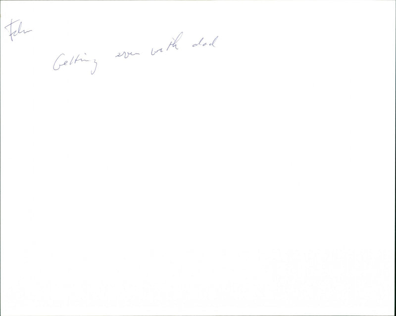 Getting Even with Dad - Vintage Photograph