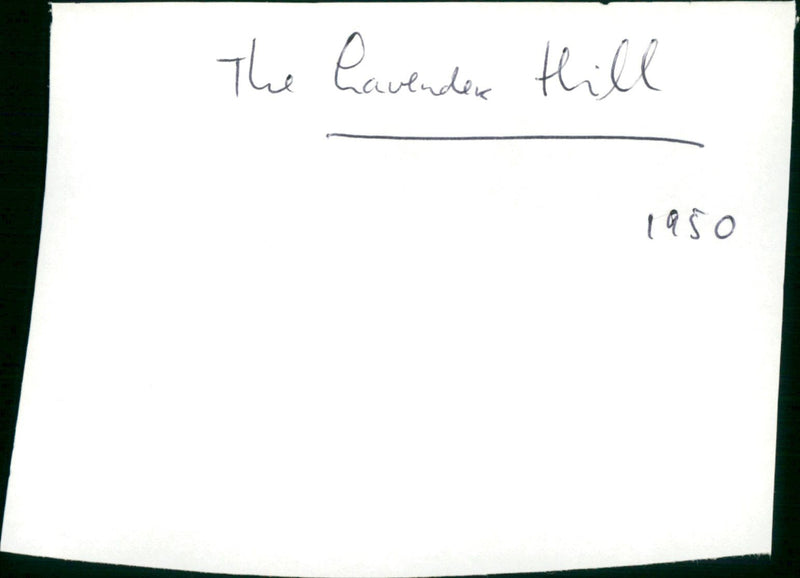 The Lavender Hill Mob - Vintage Photograph