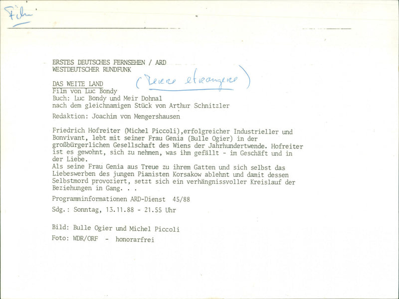 Das weite Land - Vintage Photograph