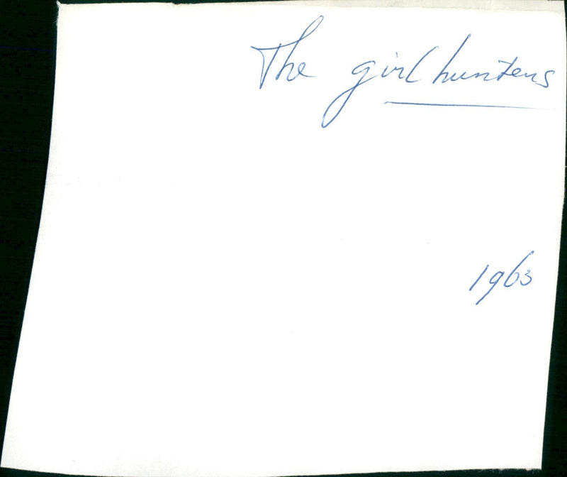 The Girl Hunters - Vintage Photograph