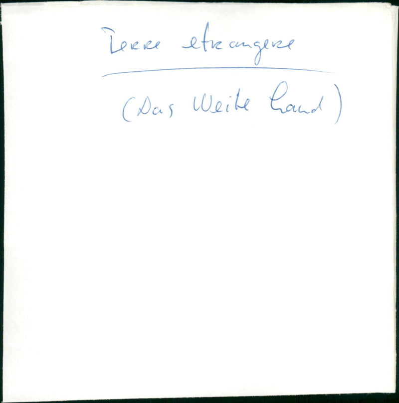 Das weite Land - Vintage Photograph