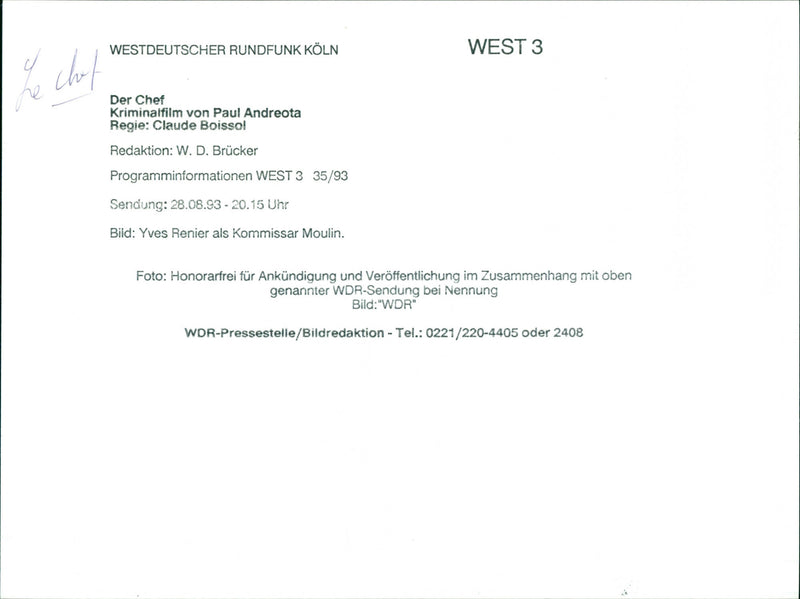 Der Chef - Vintage Photograph