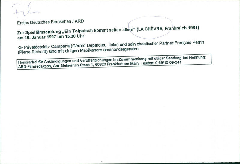 La Chèvre - Vintage Photograph