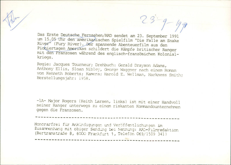 Fury River - Vintage Photograph