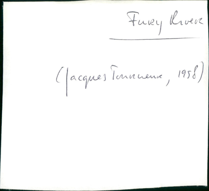 Fury River - Vintage Photograph