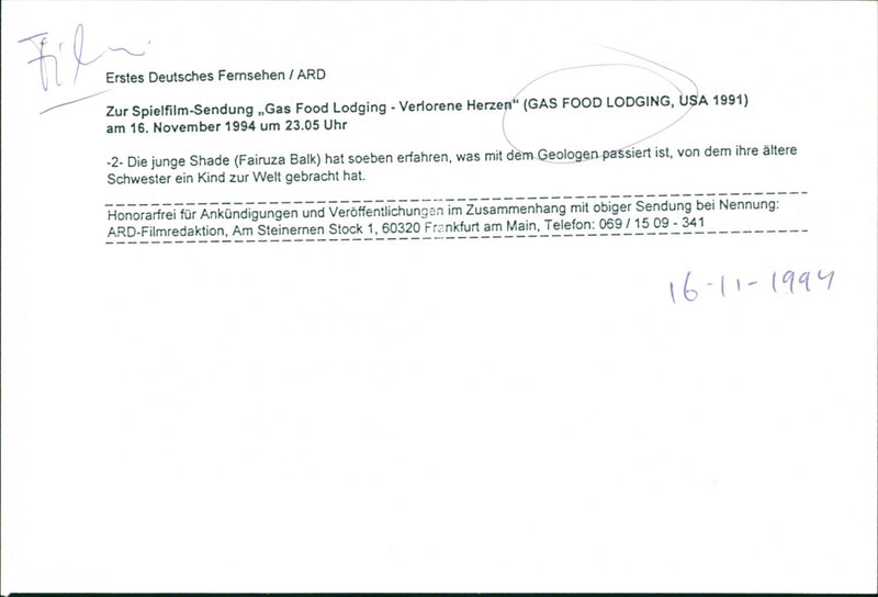 Fairuza Balk - Vintage Photograph