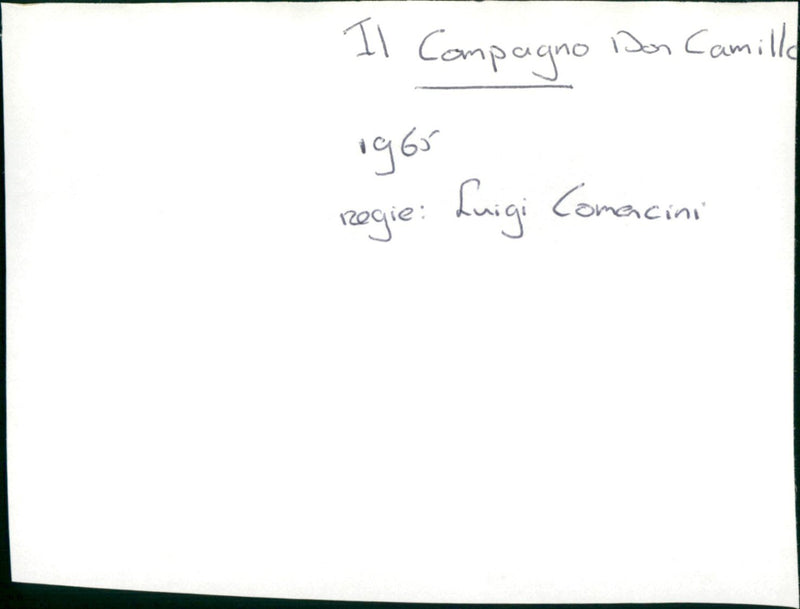 Il compagno Don Camillo - Vintage Photograph