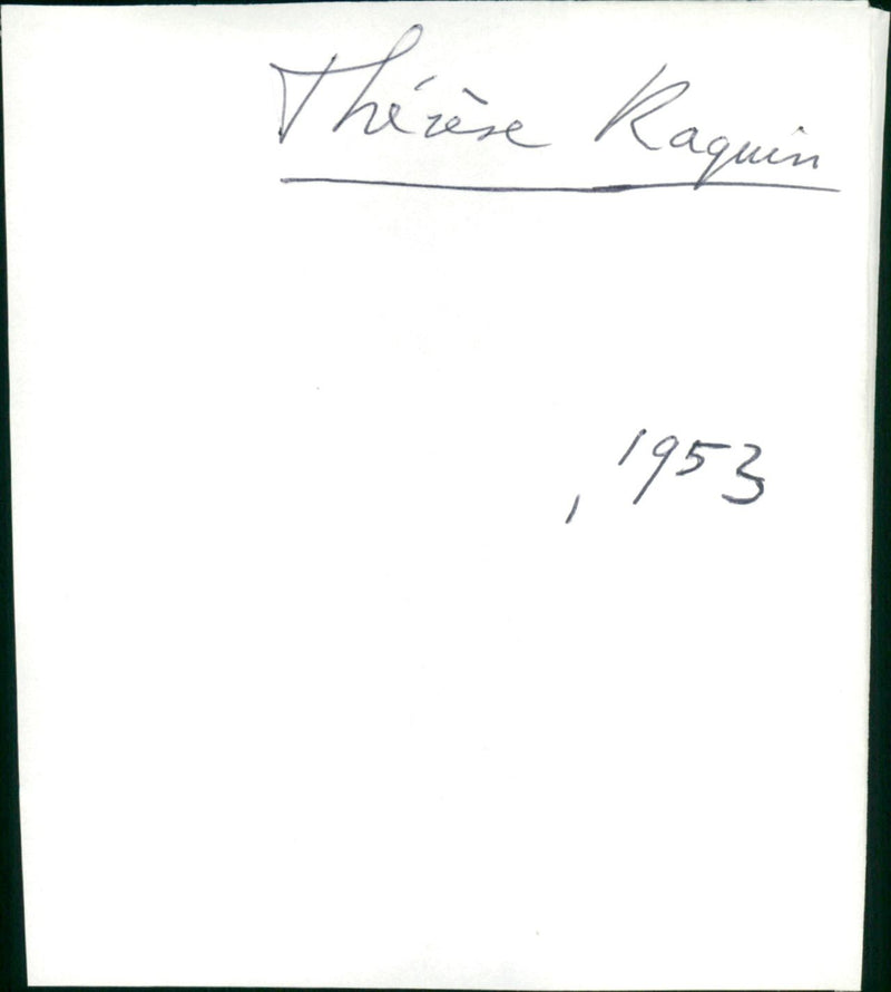 Thérèse Raquin - Vintage Photograph