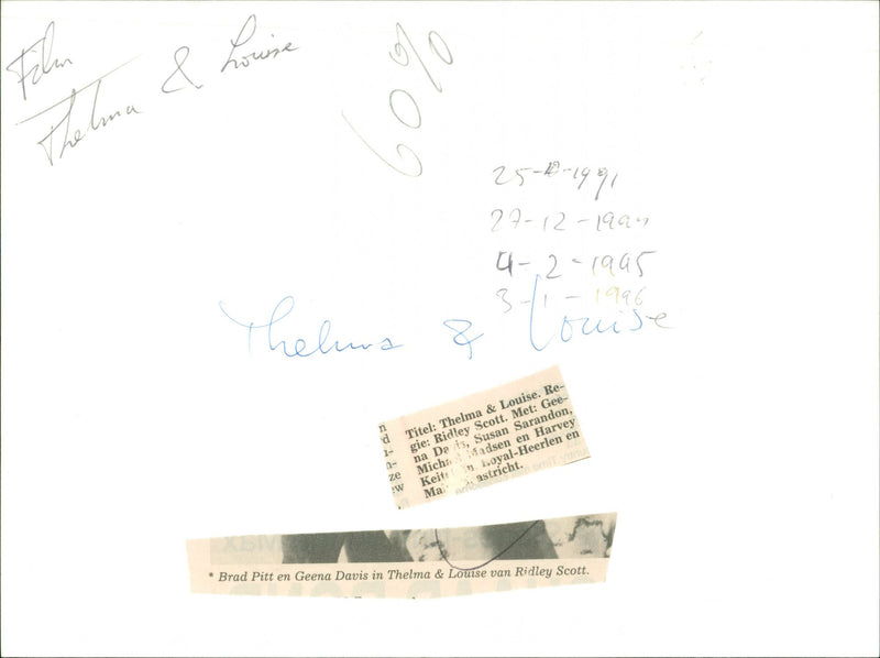 Thelma & Louise - Vintage Photograph