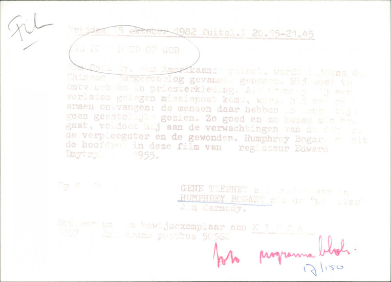 The Left Hand of God - Vintage Photograph