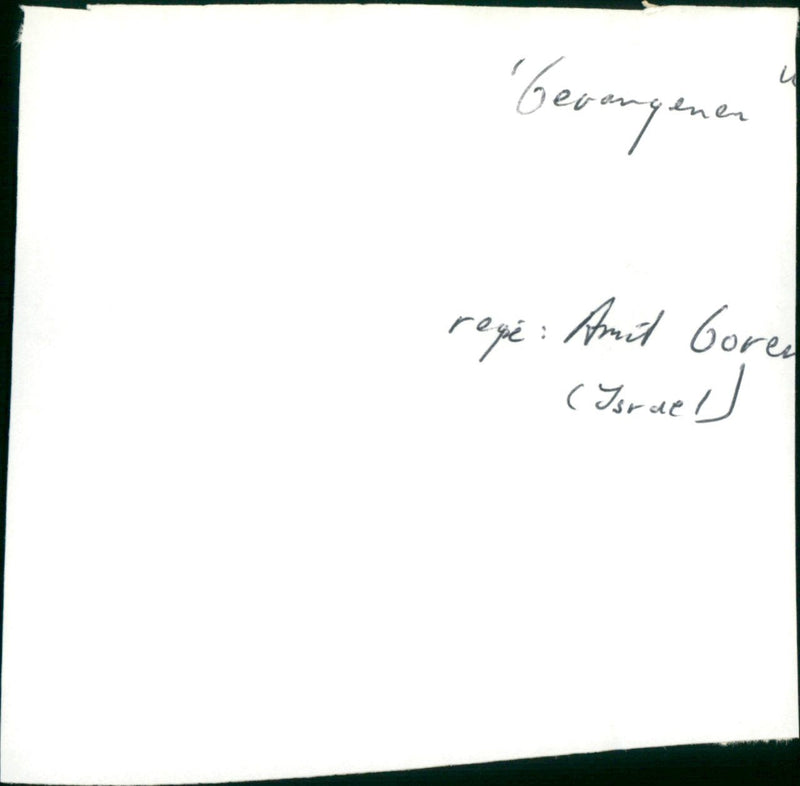 The Cage / {De gevangenis} film - Vintage Photograph