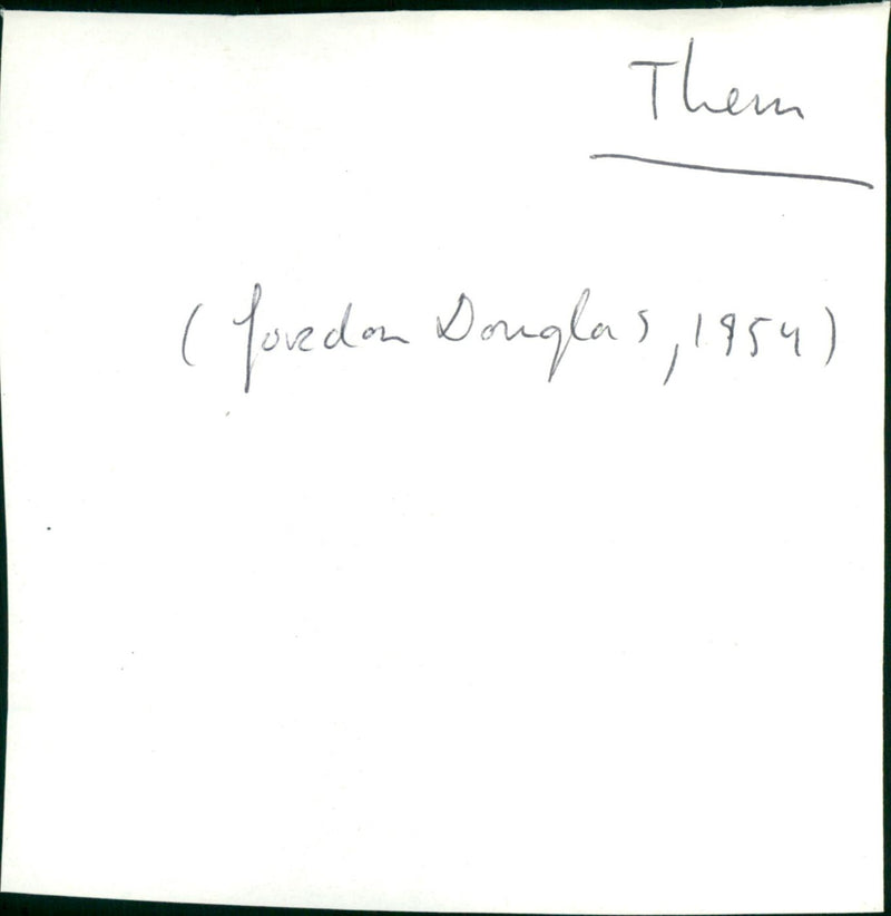 Them - Vintage Photograph