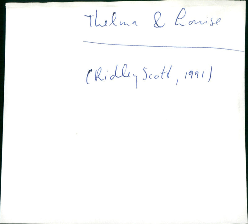 Thelma & Louise - Vintage Photograph